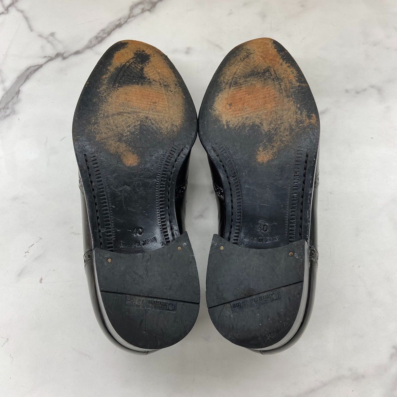 【美品｜DIOR エナメル ドレスシューズ｜25cm】 Christian Dior MONSIEUR クリスチャンディオール ムッシュ