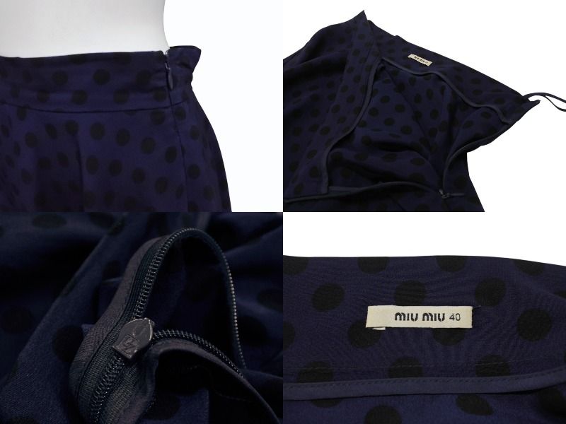 MIU MIU 13SS ミュウミュウ フレアスカート レース ミニ丈