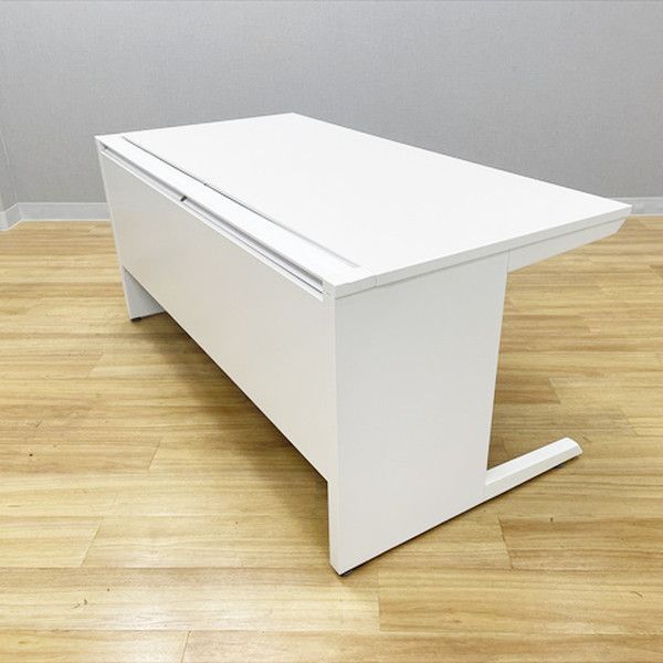 平デスク CZR 引出し付 オフィスデスク W1600 イトーキ ホワイトW