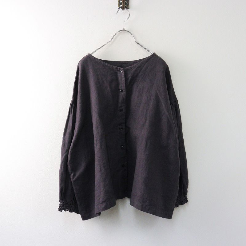 2023AW ネストローブ nest Robe 起毛リネンのバルーンスリーブ