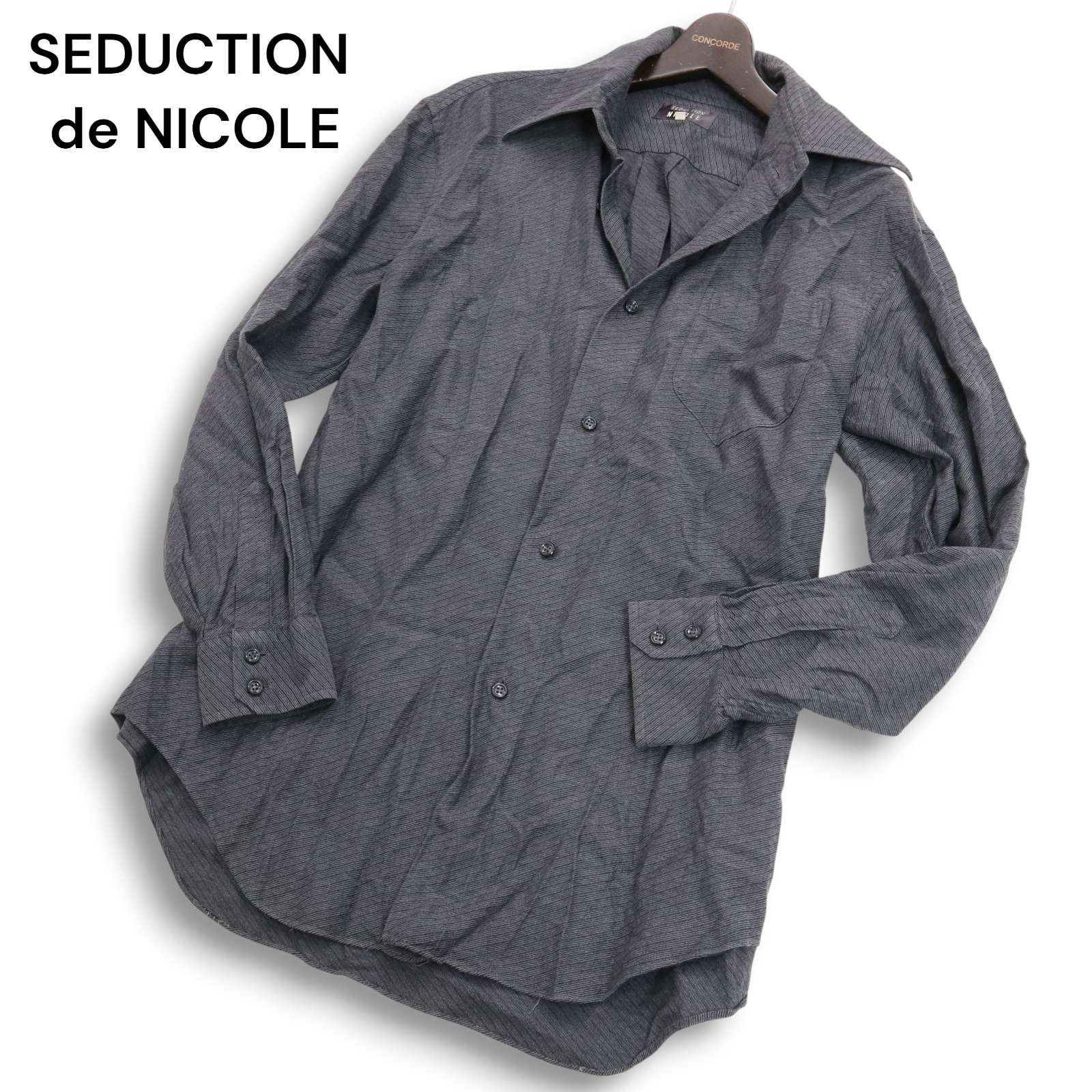 希少 初期☆ SEDUCTION de NICOLE ニコル 通年☆ 長袖 ストライプ 