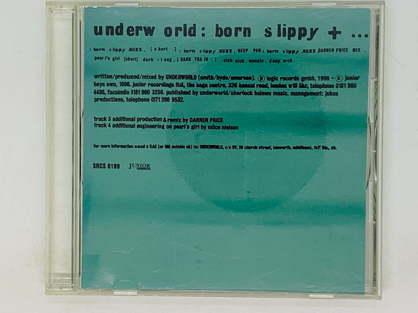 CD underw orld born slippy + / ボーン・スリッピー レア V02 - メルカリ