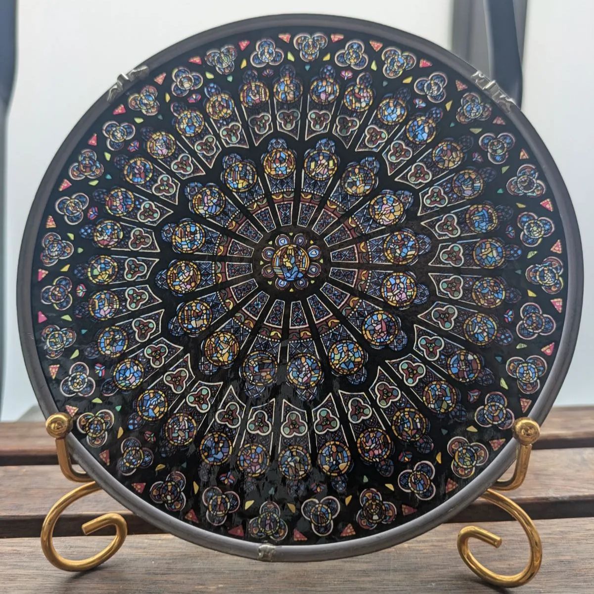 グラスマスターズ社 ノートルダム大聖堂 バラ窓 ローズウィンドウ