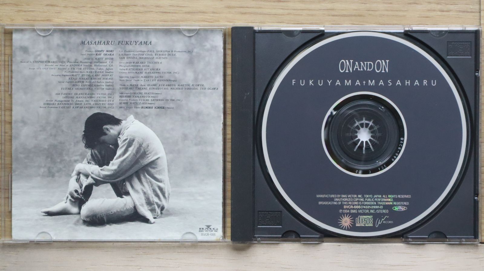 国内盤CD☆福山雅治/Masaharu Fukuyama□ ON AND ON 【BVCR666