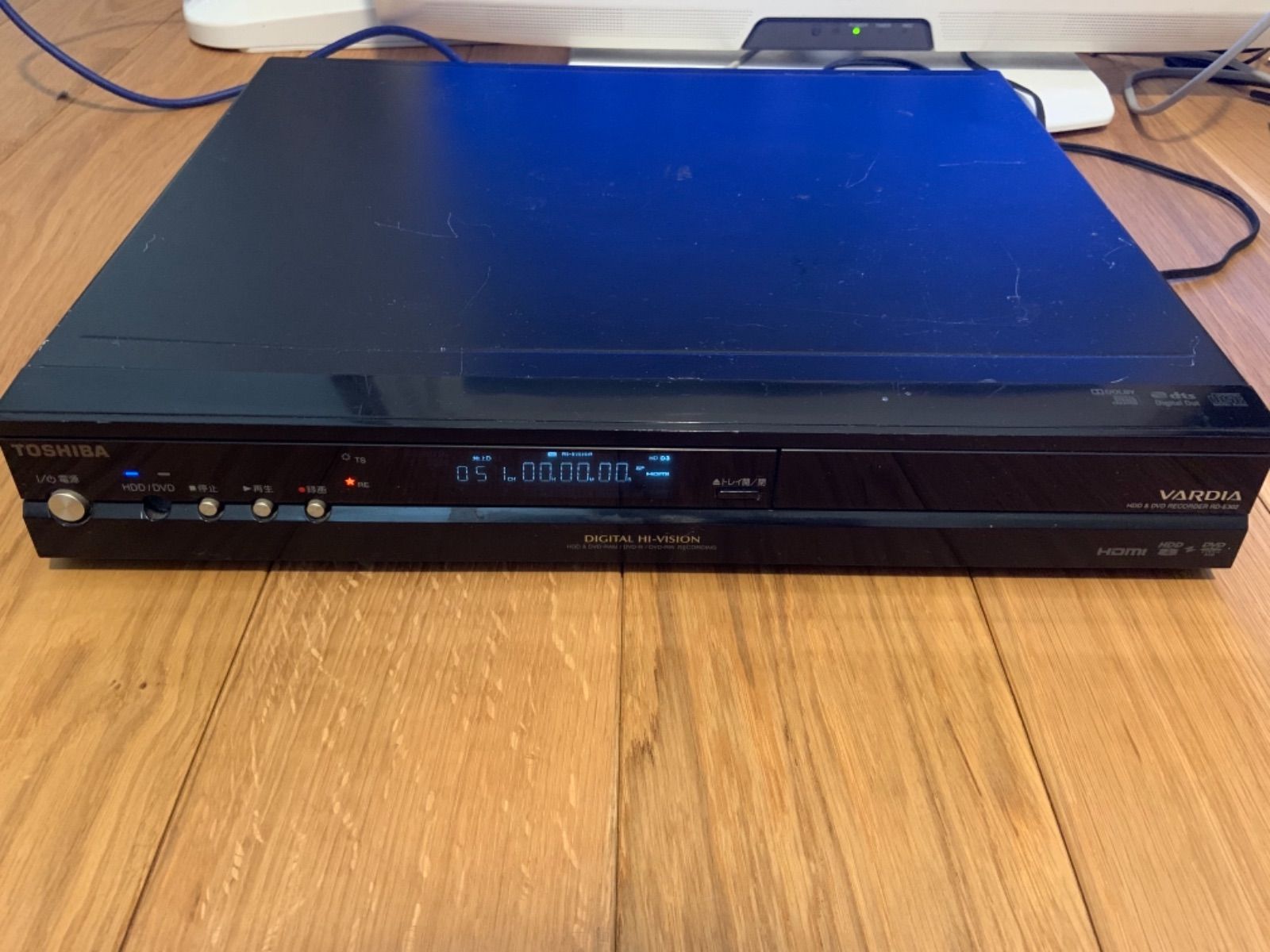 TOSHIBA/東芝 HDD＆DVDレコーダー RD-E302 2008年 電源確認済み