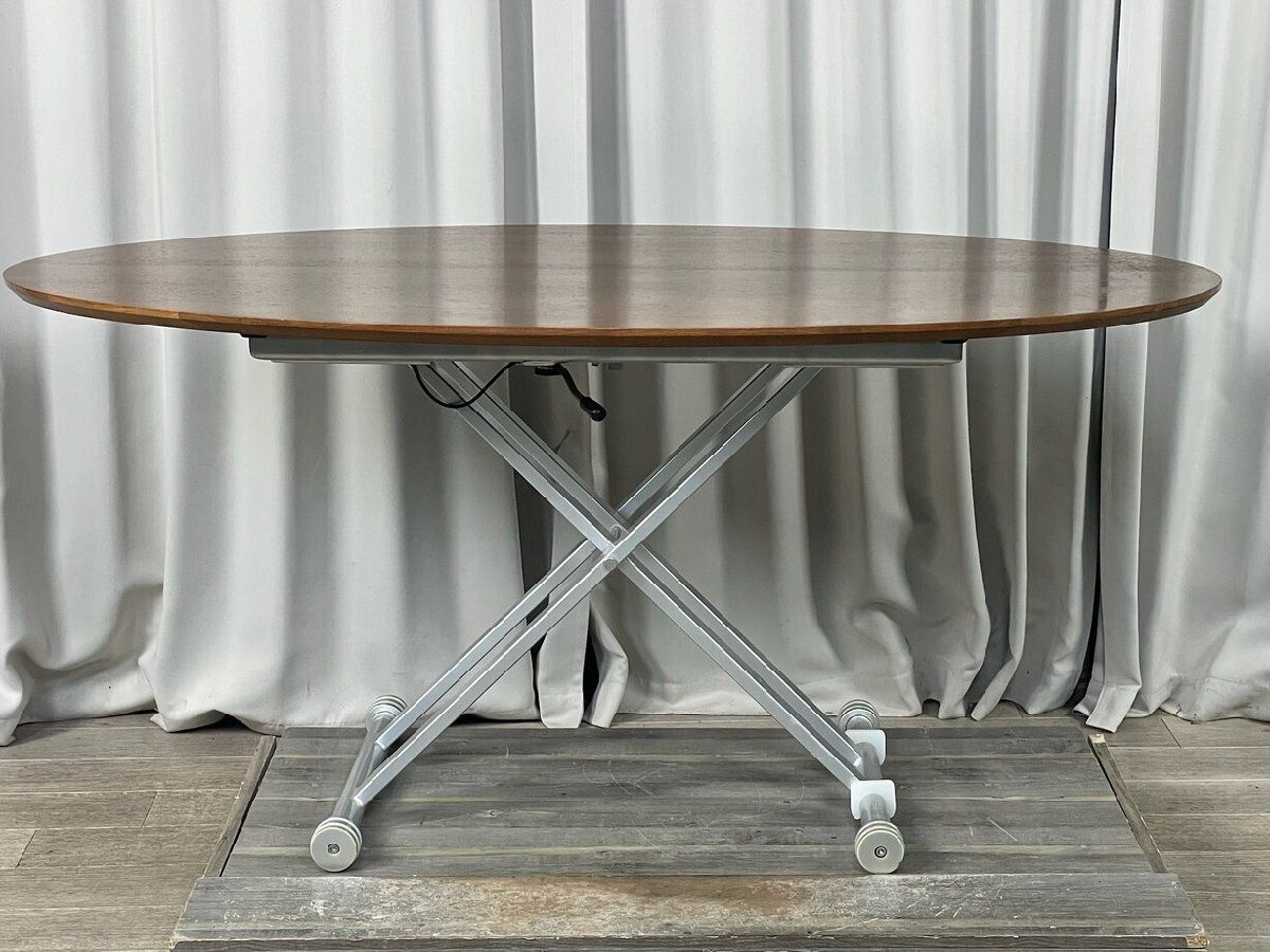 GS65 IDC 大塚 エスティック ウォールナット リフティング テーブル ダイニング センター ロー 昇降 神奈川県秦野市 A4