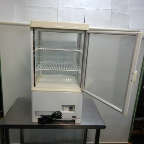 サンデン 卓上4面 冷蔵ショーケース AG－54XB ガラス扉 冷蔵庫