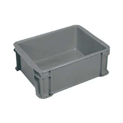 【新品・2営業日で発送】三菱樹脂 ヒシ　Ｓ型コンテナ　グレー S-9 5037697