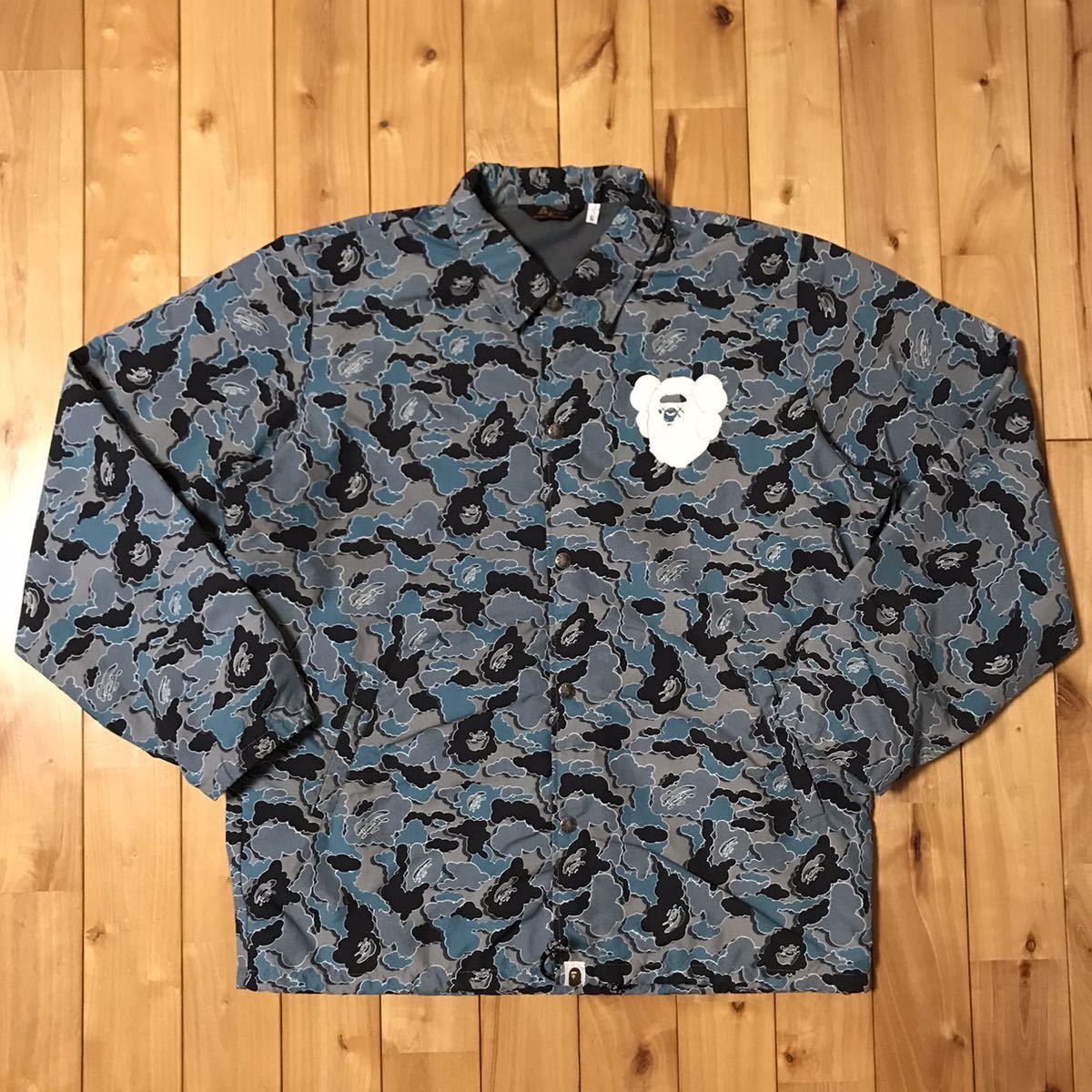 KAWS BAPE cloud camo コーチジャケット カウズ ベイプ 迷彩 - メルカリ