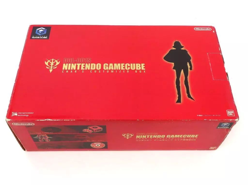 NGCハード ゲームキューブ本体 シャア BOX 状態 多 詳細については備考をご覧ください