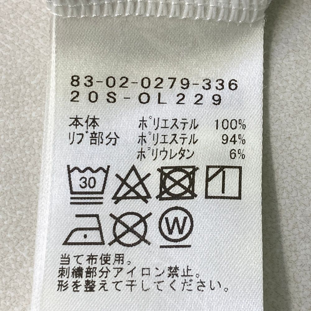 サイズ：L BEAMS GOLF ビームスゴルフ  半袖ポロシャツ 総柄 ホワイト系 [240101493875] ゴルフウェア レディース ストスト サイズ：L BEAMS GOLF ビームスゴルフ 半袖ポロシャツ 総柄