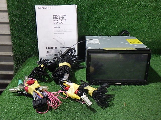 N224-7　ケンウッド　MDV-X701G　メモリ　4×4地デジ内蔵ナビ　2013年