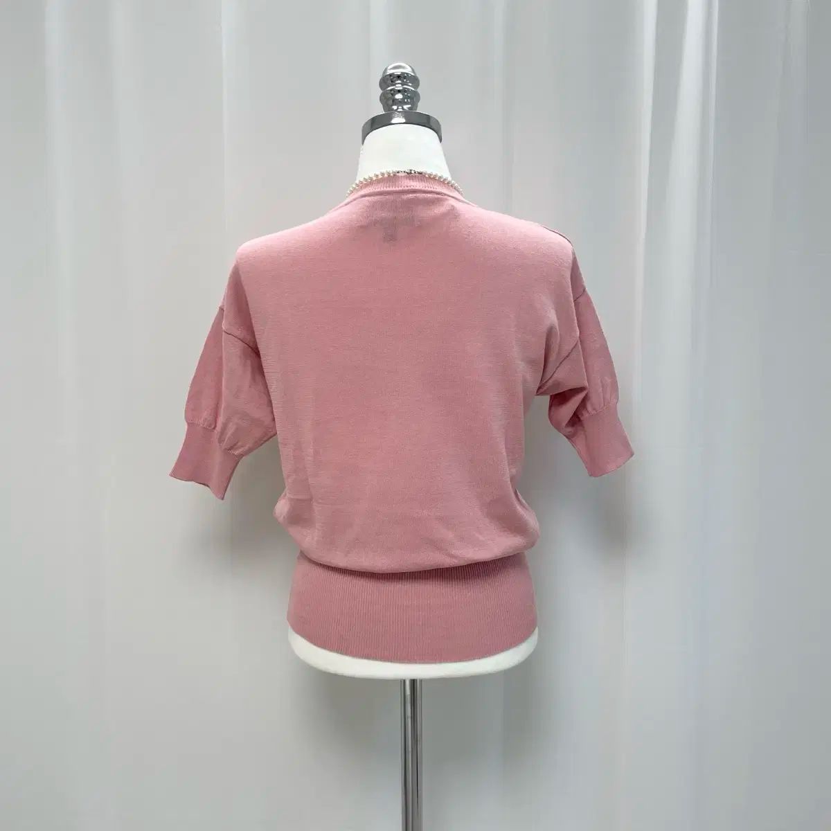 Vivienne Westwood ピンク Vネック 半袖ニット Vivienne Westwood ピンク Vネック 半袖ニット Vivienne