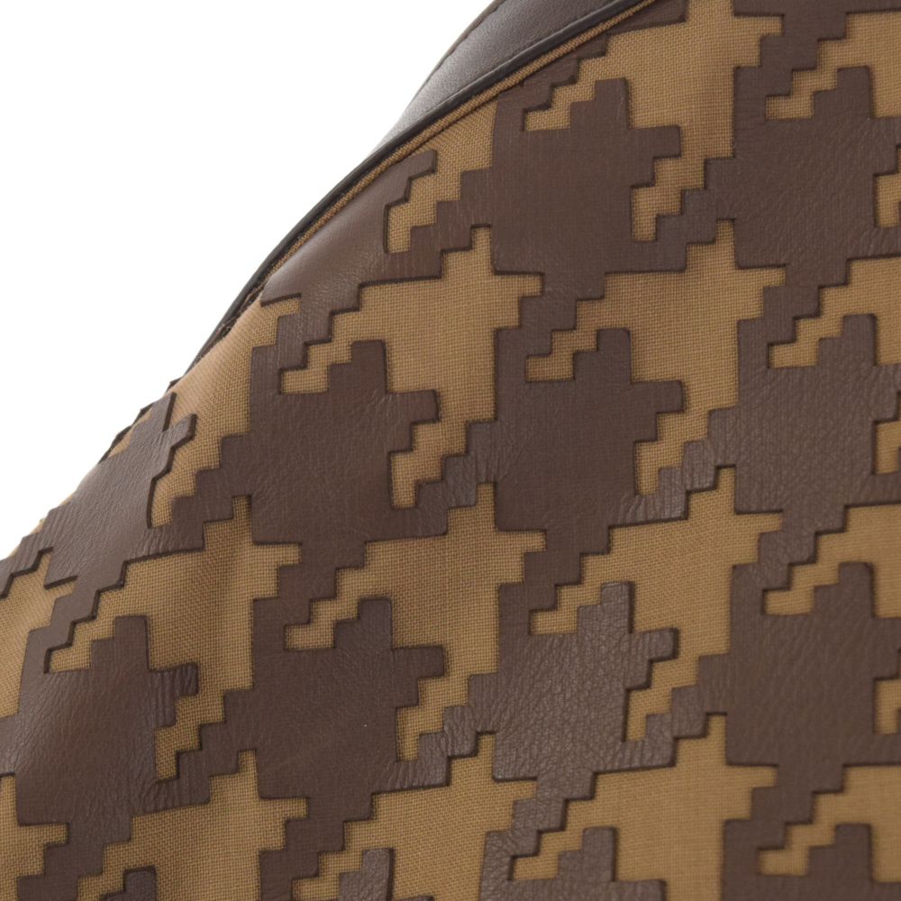 ベルルッティ サイズ:50 R20OBL99-001 千鳥格子レザー切り替えジップ