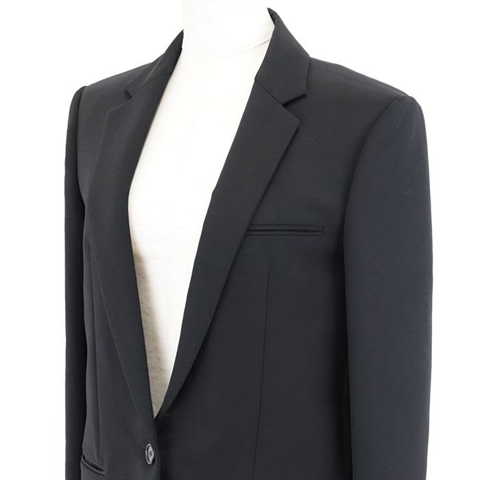 celine セリーヌ　ジャケット　スーツ　セットアップ　黒　フィービー　36 celine セリーヌジャケットスーツセットアップ黒フィービー36