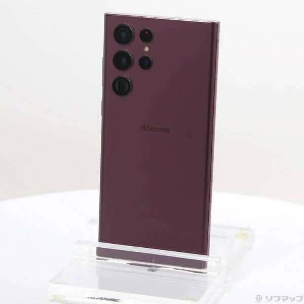 中古品〕 Galaxy S22 Ultra 256GB バーガンディ SC-52C docomo SIM