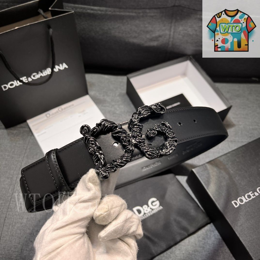 今日特価】Dolce&Gabbana DG レザーベルト - メルカリ