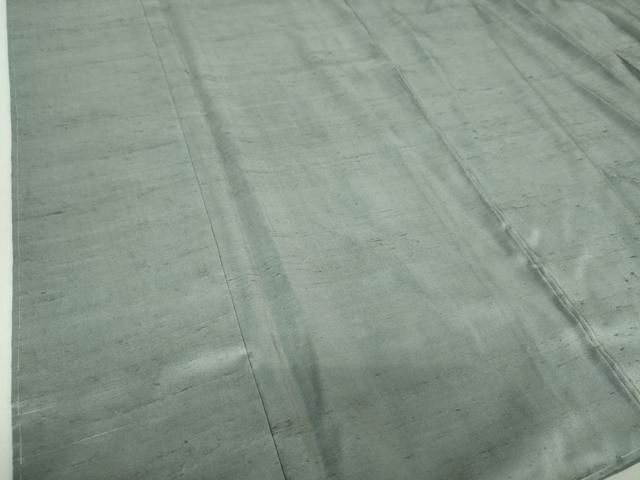 平和屋着物○石川県指定無形文化財 牛首紬 白山工房 手織り 霞文 正絹