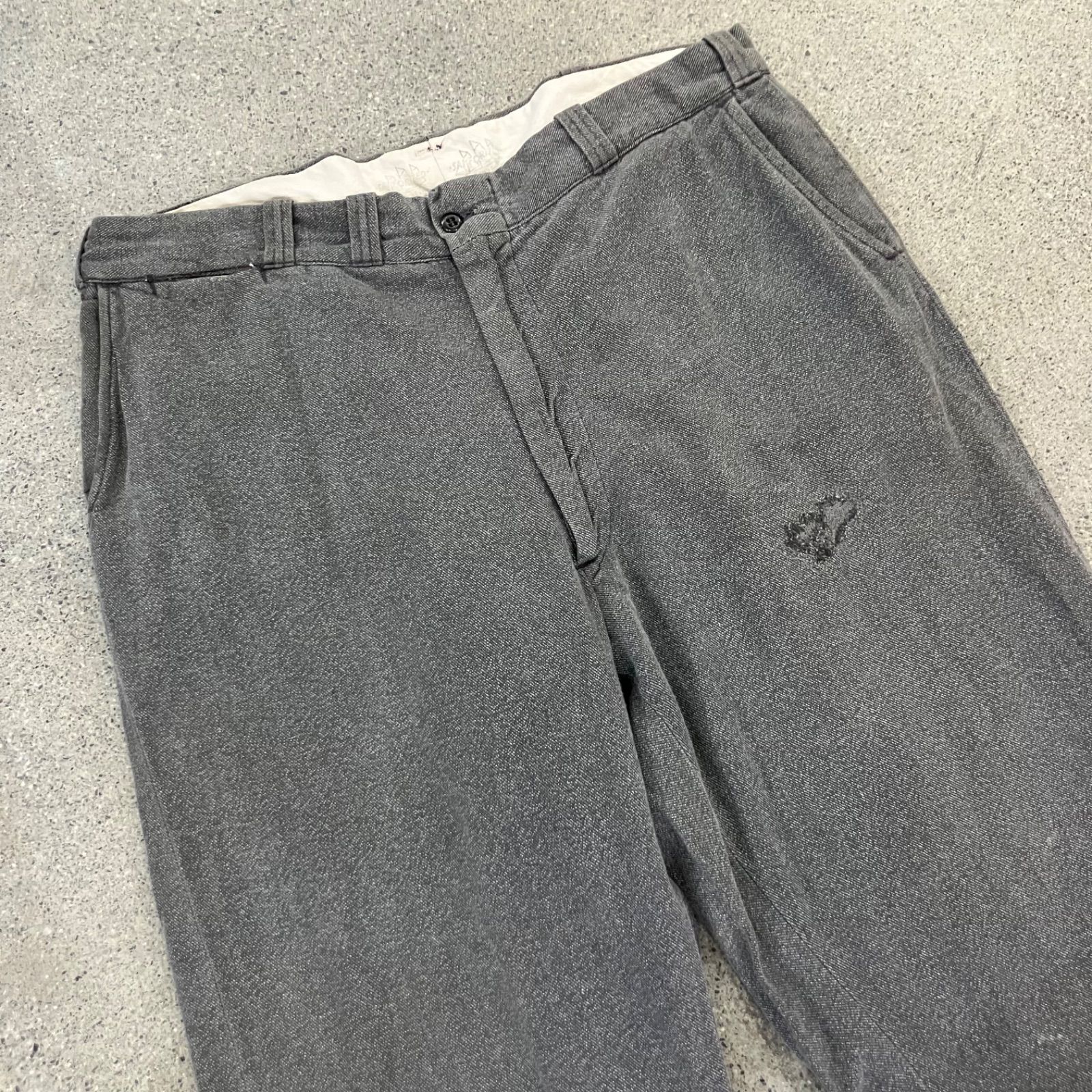 BIG MAC 60s Black Covert Work Trouser W37L29.5 Good Size
