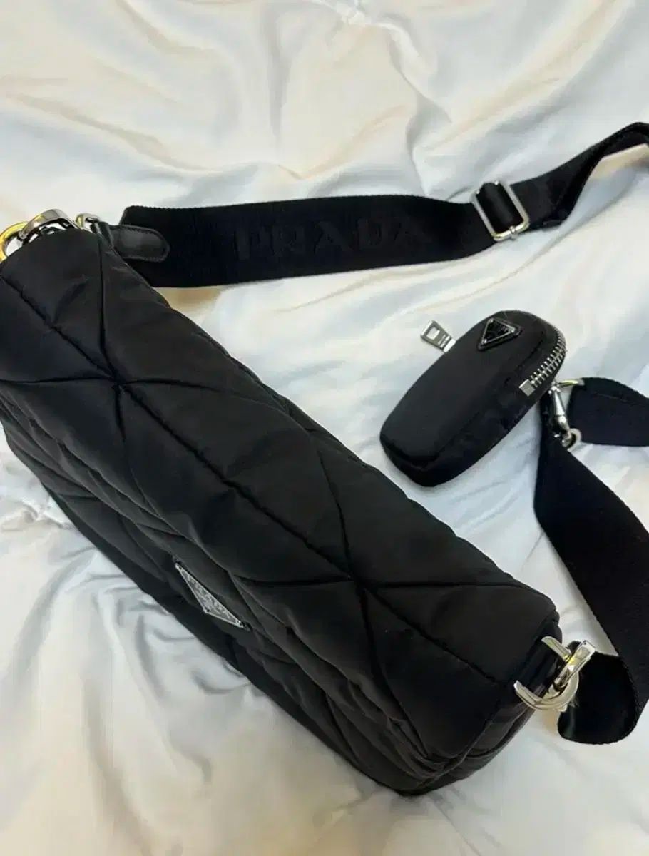美品□プラダ プラダ Re-Nylon クロスボディ ショルダーバッグ 斜め 