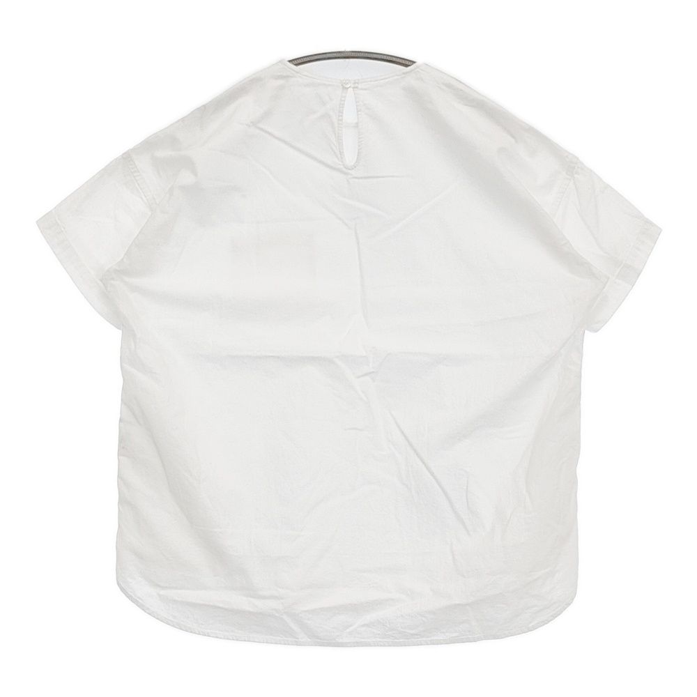 最終ゴーシュコットンリネンライトキャンバス ノーカラープルオーバー