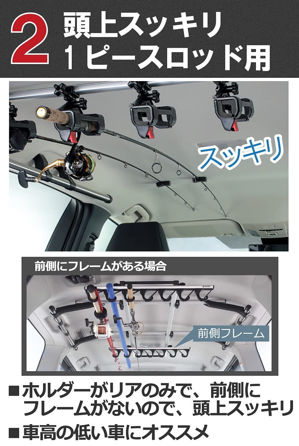 ワンタッチ着脱式 釣り竿