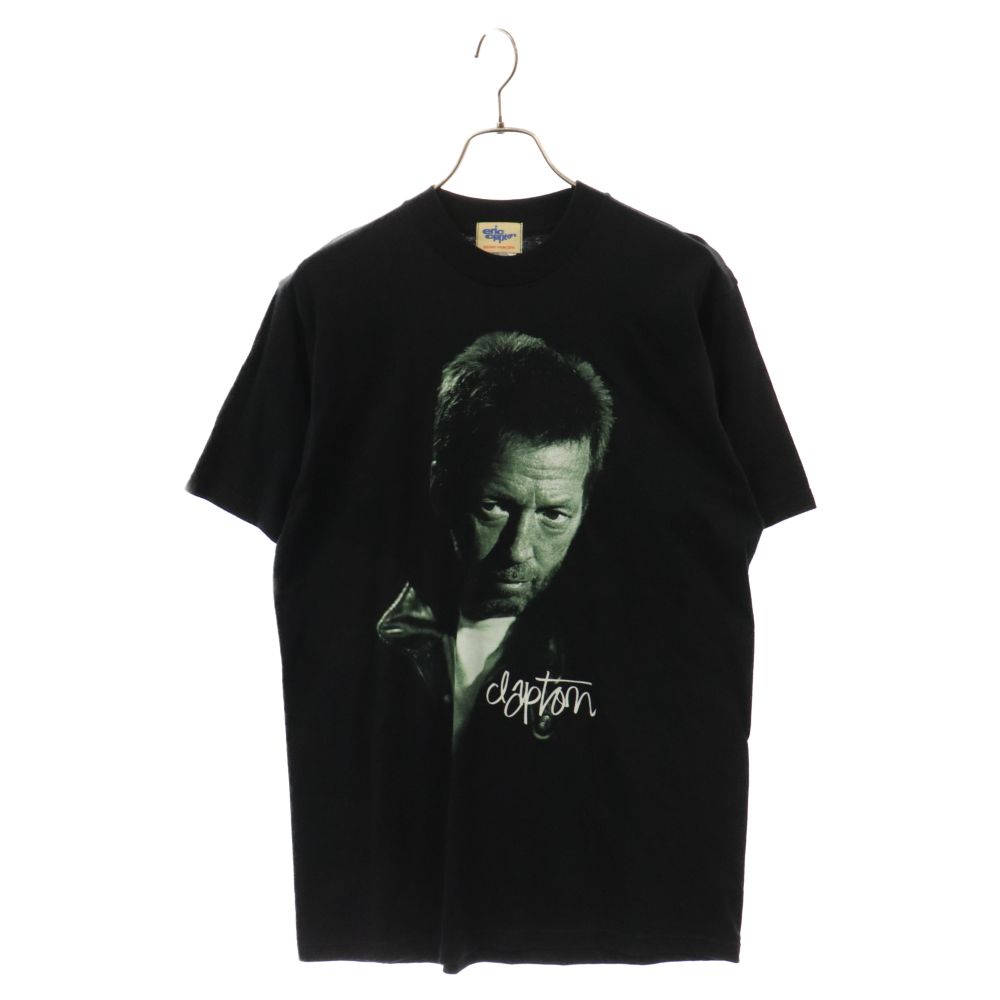VINTAGE (ヴィンテージ) 1997 VINTAGE ERICCLAPTON JAPAN TOUR エリッククラプトン ジャパンツアー 半袖カットソー プリント Tシャツ ブラック ヴィンテージ