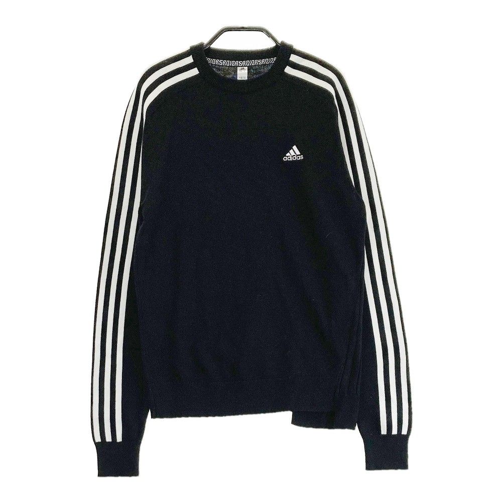 サイズ：M ADIDAS GOLF アディダスゴルフ GV1250 長袖ニットセーター  ブラック系 [240101377841] ゴルフウェア レディース ストスト