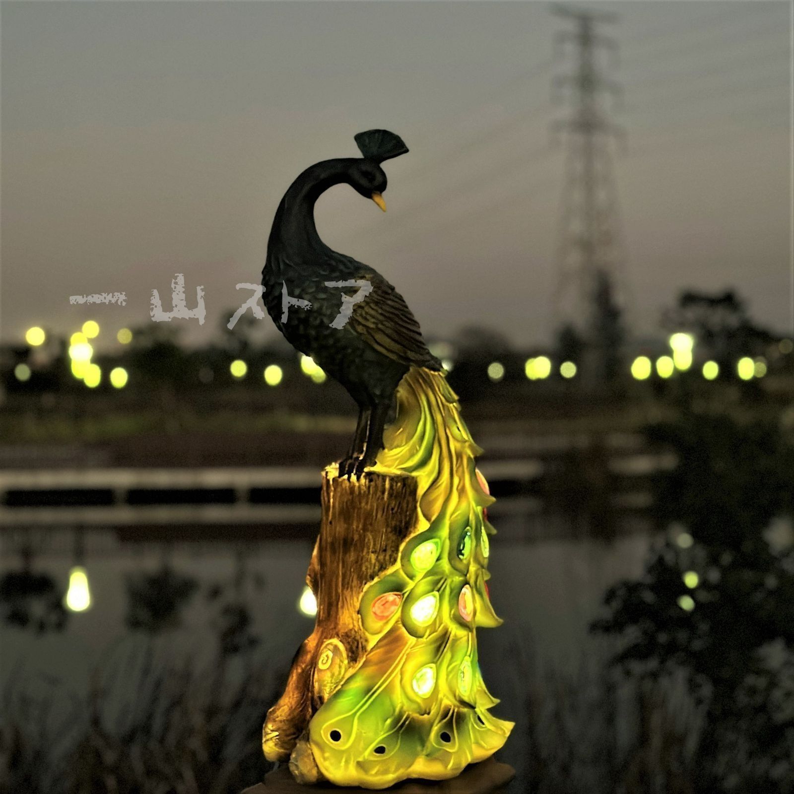 クジャク ガーデン 孔雀 ピーコック 庭 ベランダ 鳥 幻想的 おしゃれ ゴージャス プレゼント ガーデニング NEXPOTALLINN_EU