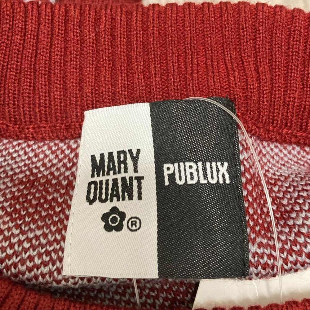 マリークワントニット未使用品 未使用 MARY QUANT マリークワント デイジー チェック柄