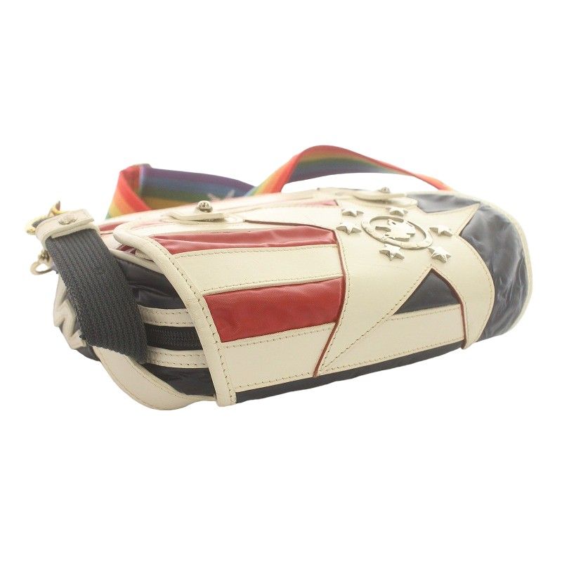 【極美品】HUNTING WORLD レッドショルダーバッグ　ゴールド金具 楽天市場】ハンティングワールド 赤の通販