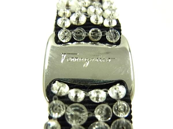 □新品同様□Salvatore Ferragamo フェラガモ ヴァラリボン キャンバス