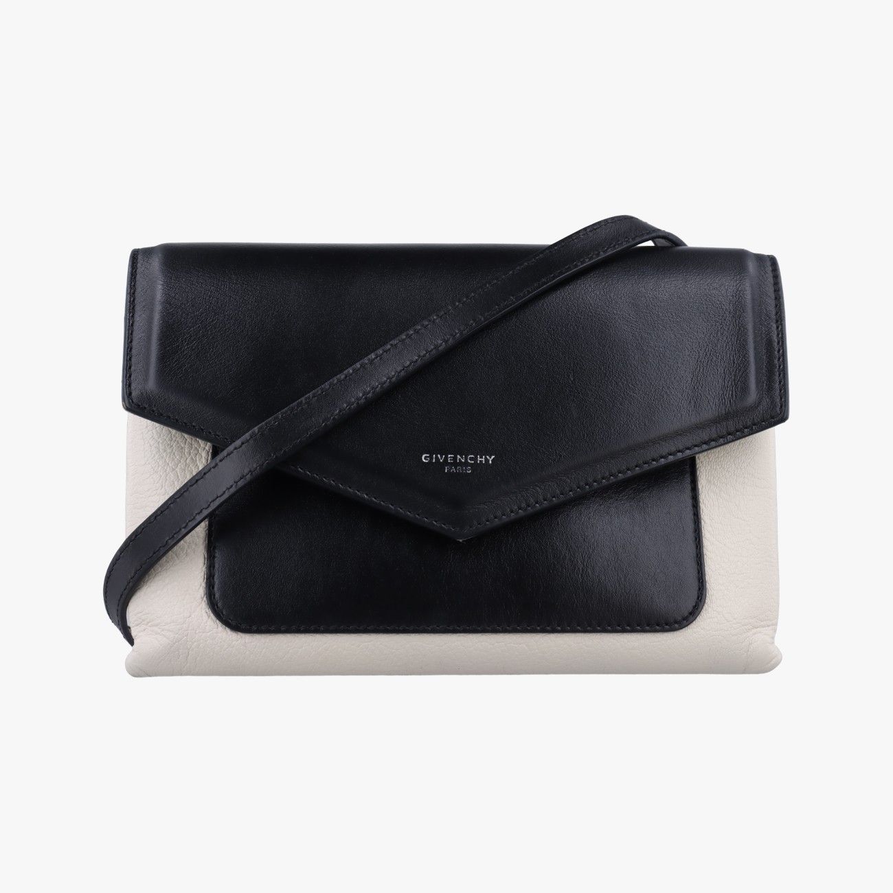 ジバンシーGivenchyデュエット ブラック×ホワイト レザー