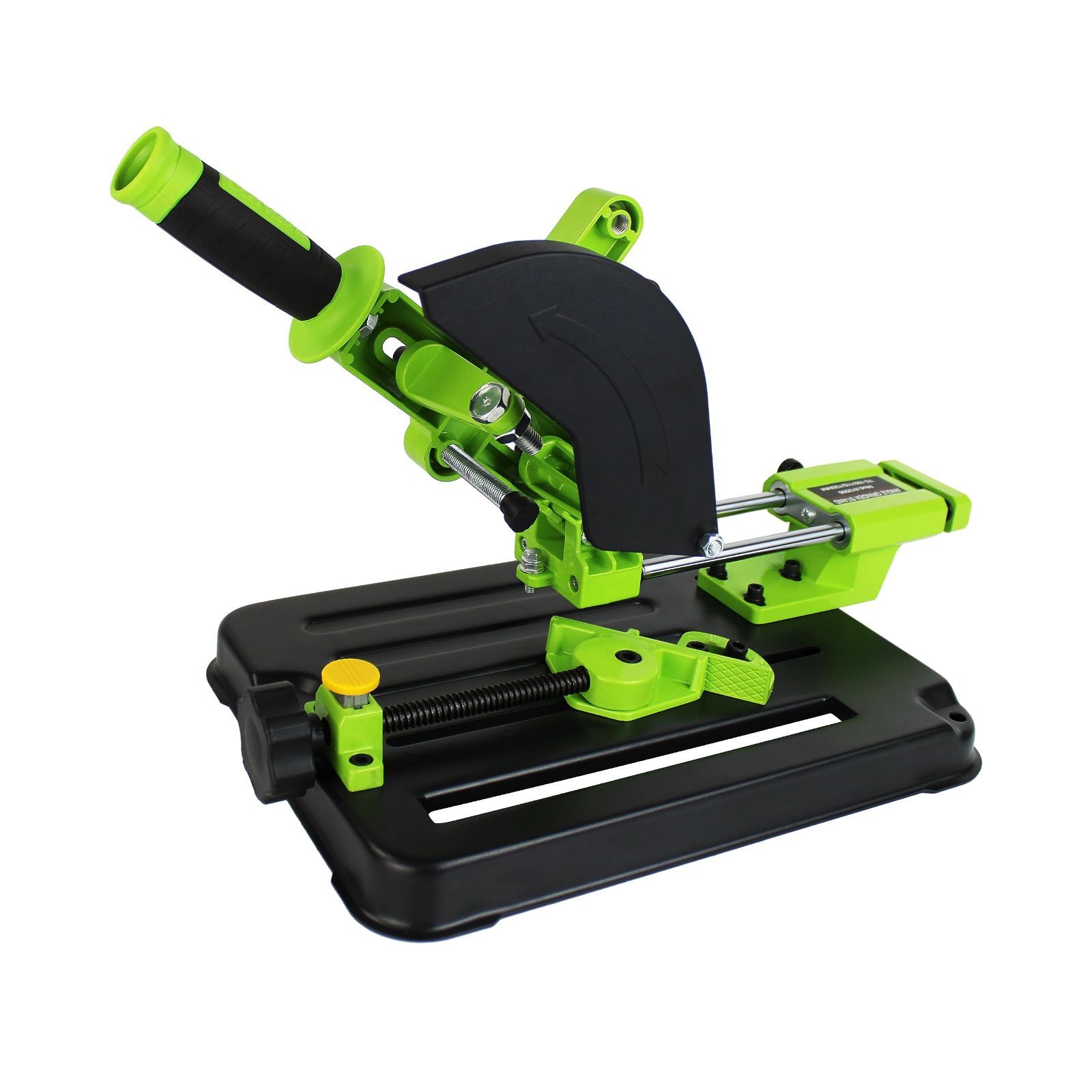 Style 切断幅 150mm HFS R ディスクグラインダースタンド 100mm 115mm 125mm 45度調整 切断幅150mm 鋳鉄ベース アルミ固定ブラケット ディスクグラインダー用 切断 日本語取扱説明書付き