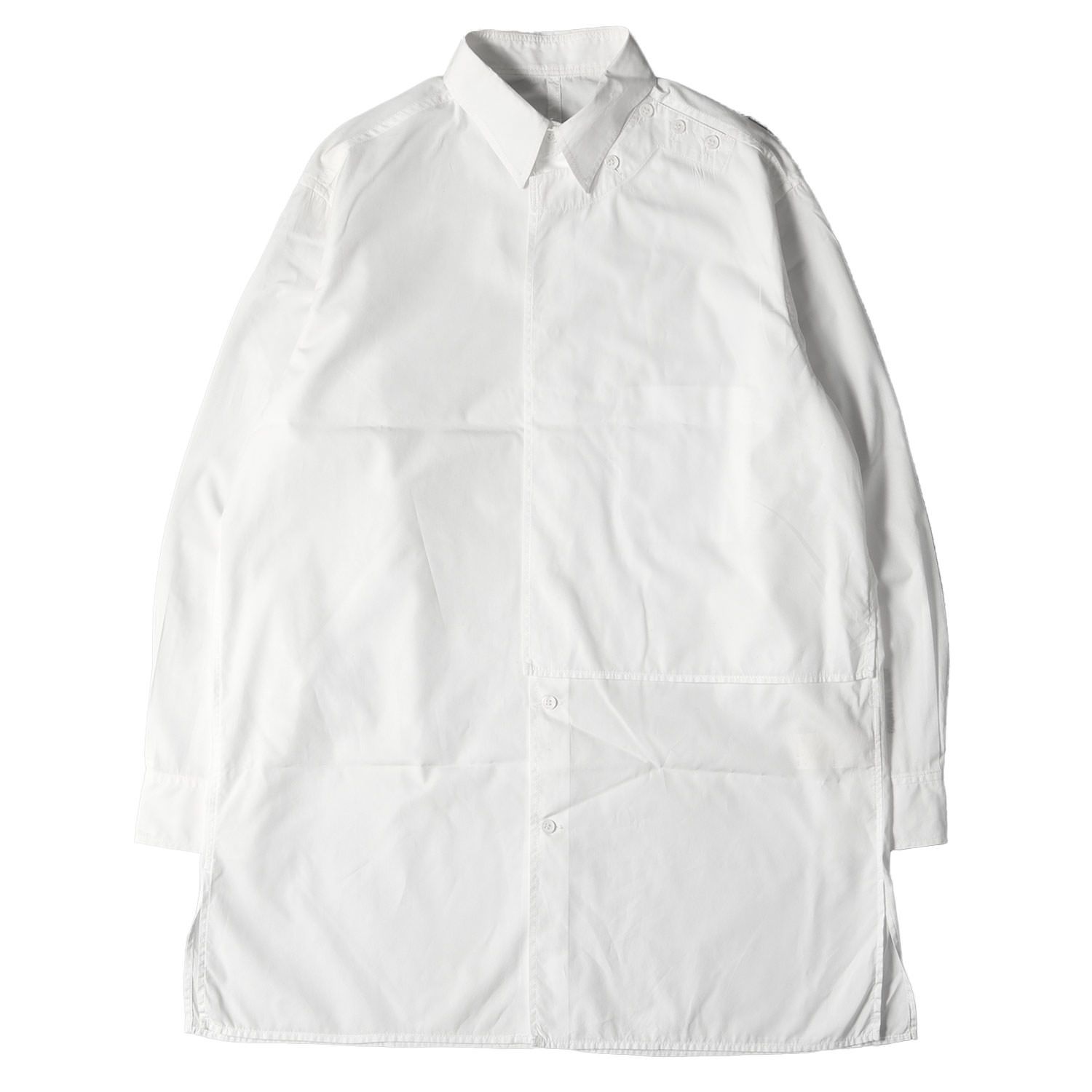 Yohji Yamamoto(Ys) ヨウジヤマモト シャツ サイズ:221SS 左前 フラシ 