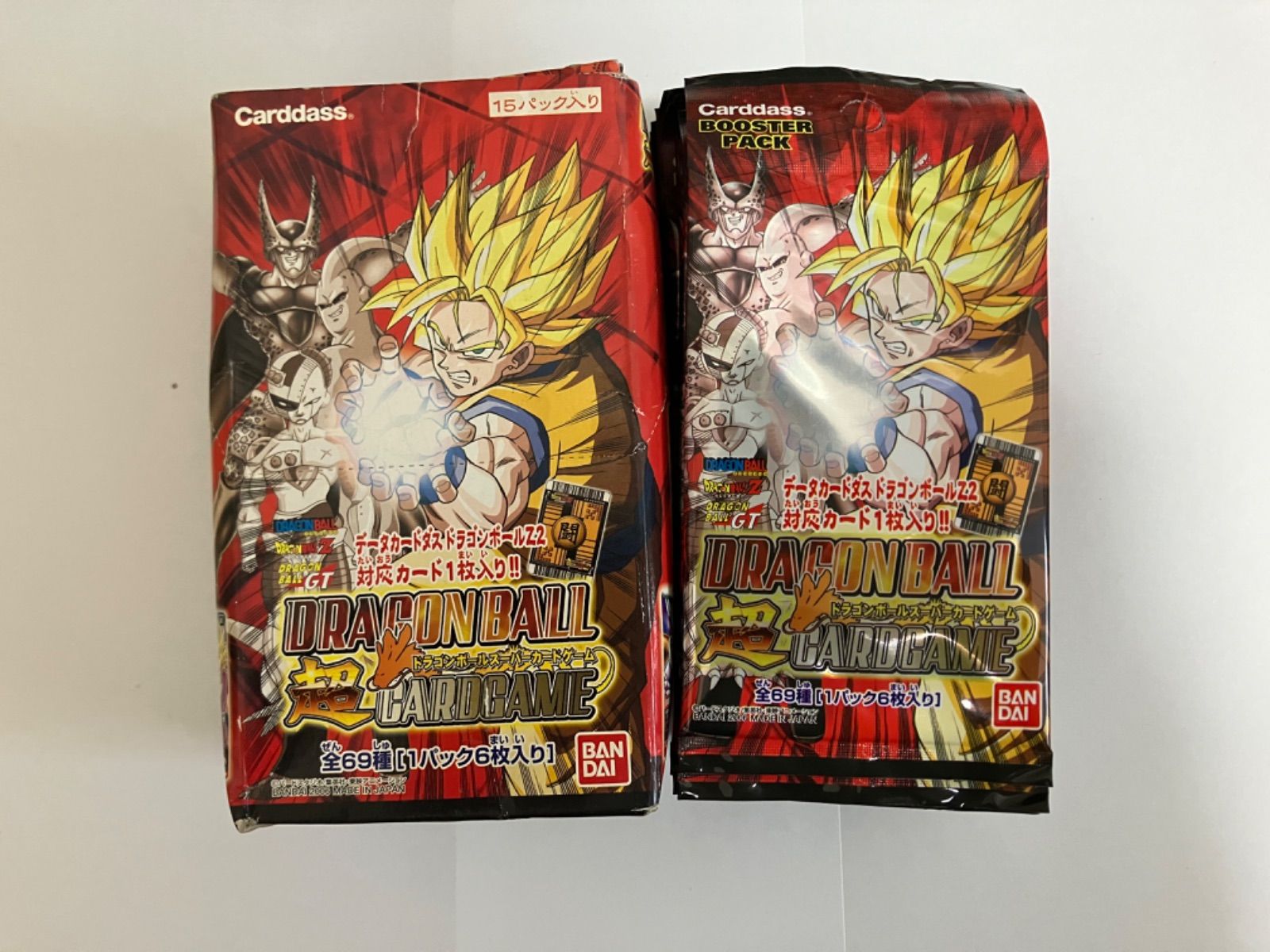 ドラゴンボールカード15パック（箱、台紙は発送しません。） - メルカリ