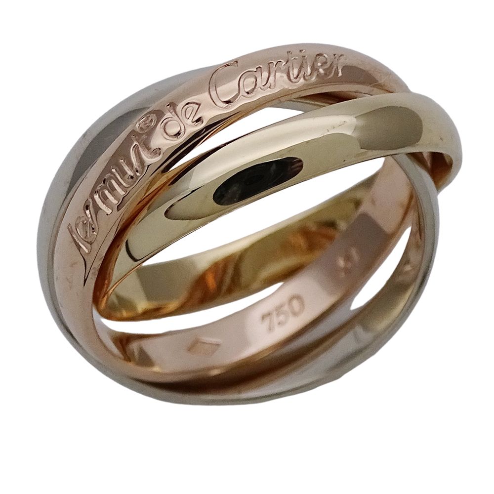 Cartier カルティエ　ウェディング　バンドリング　イエローゴールド750 カルティエ Cartier リング レディース ブランド 指輪 750PG