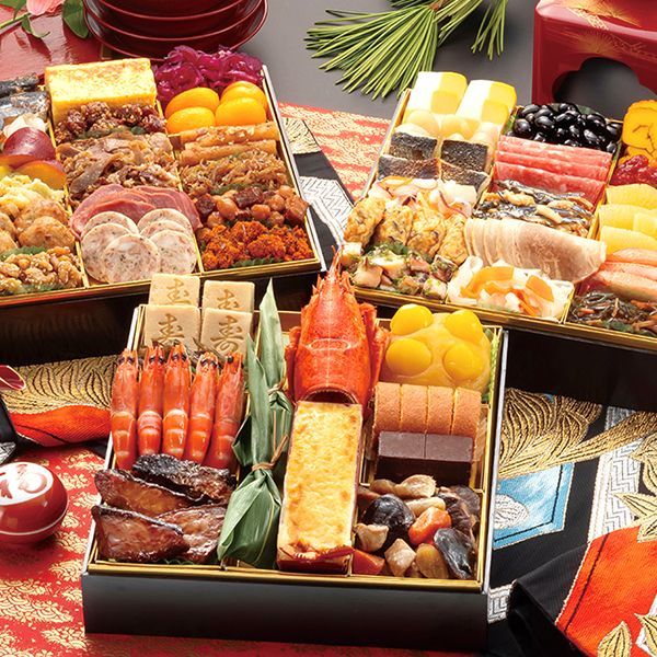 29日～30日お届け おせち 博多久松 和洋折衷本格料亭おせち 博多 三段重 4～5人前人前 44品 冷凍品 2025 お節 御節 おせち料理 お節料理 自宅用 おうち用 和食 洋食 和風 洋風 豪華 豪華爛漫 惣菜 お取り寄せ