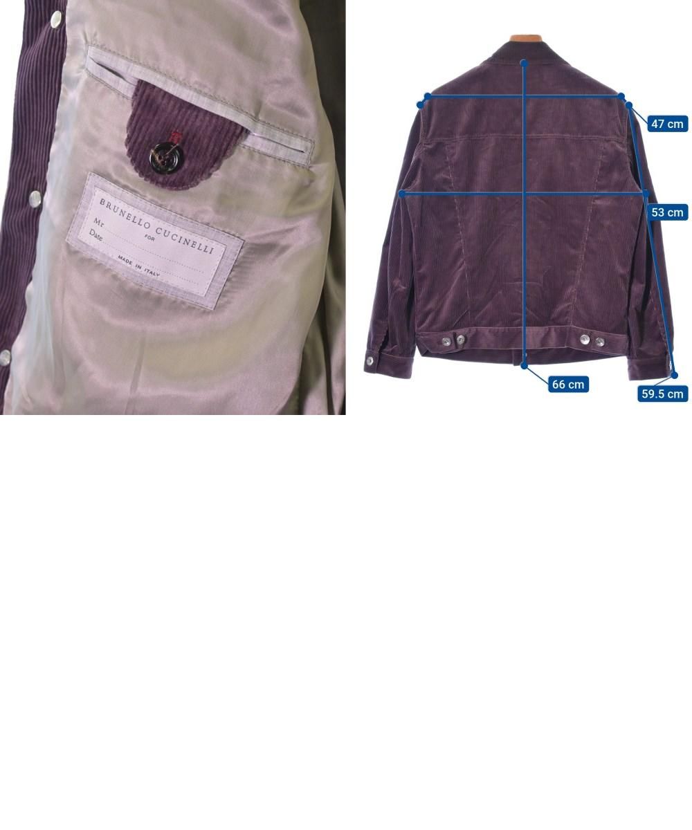 BRUNELLO CUCINELLI ブルゾン（その他） 46(M位) 堅く 紫 【古着】【中古】 