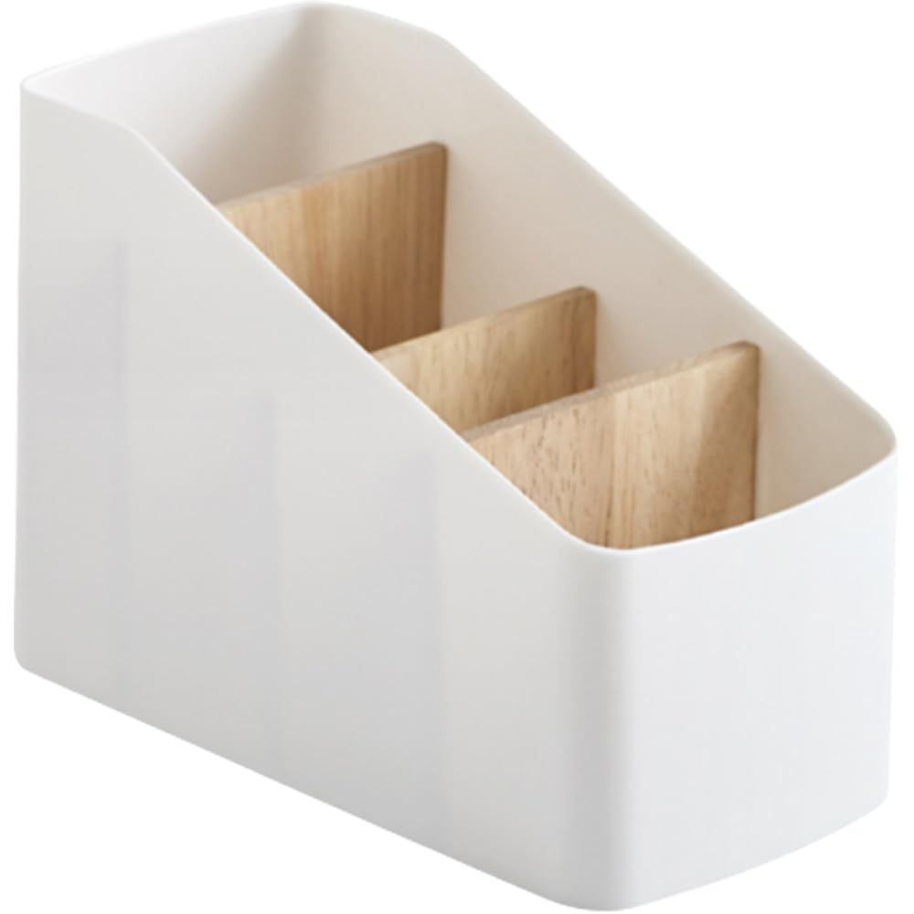 AZNABLE リモコン 収納 おしゃれ リモコンラック リモコンスタンド コンパクト 白 リモコン立て