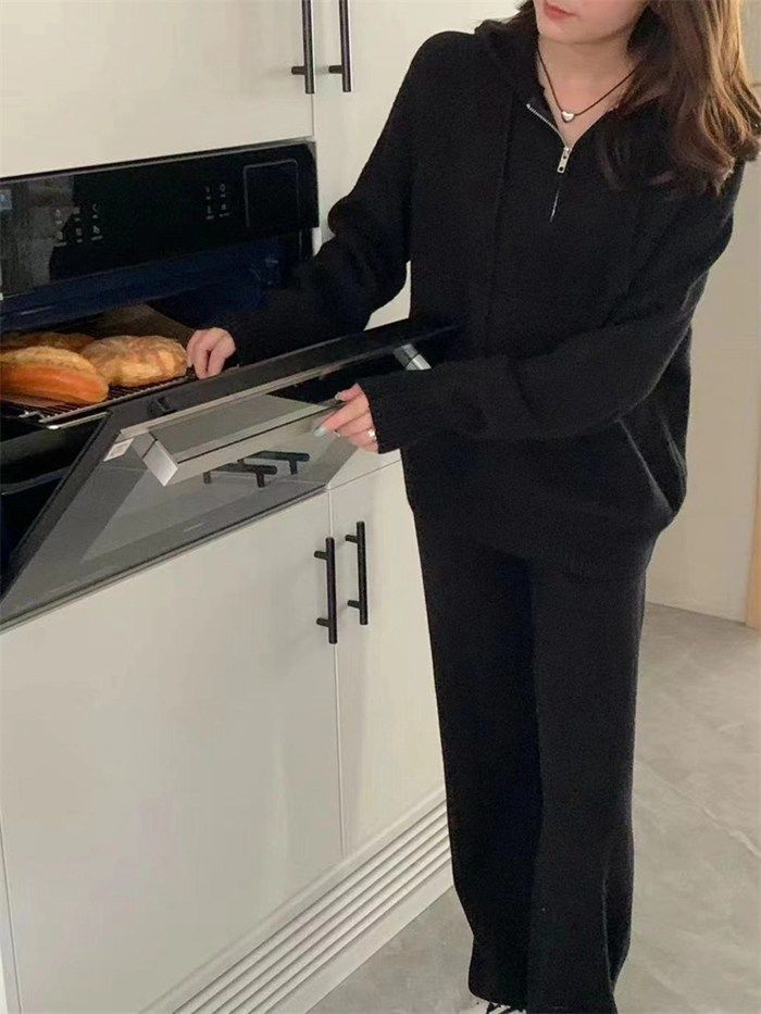 ニットセットアップ 長袖