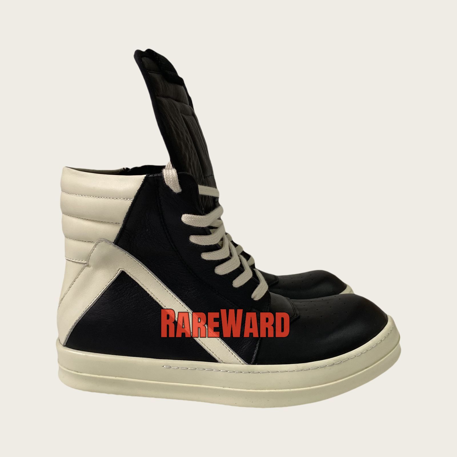 Rick Owens リックオウエンス GEO BASKET Black Milk ジオ