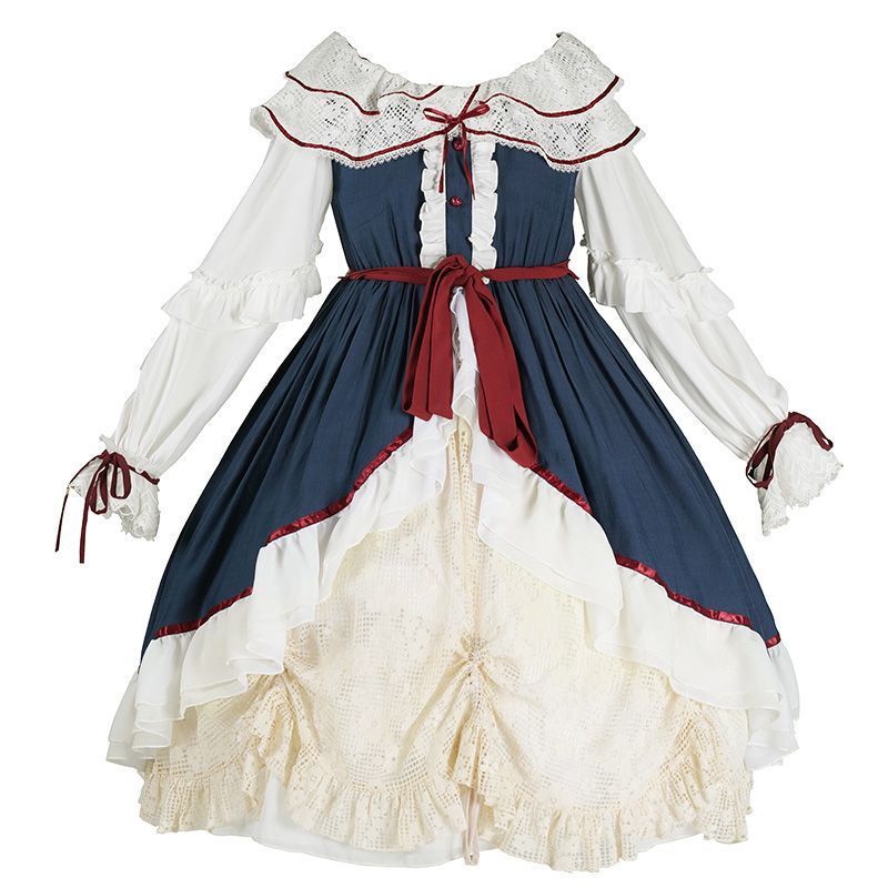 新品未使用 白雪姫デザイン ロリータドレス 大きなフレア