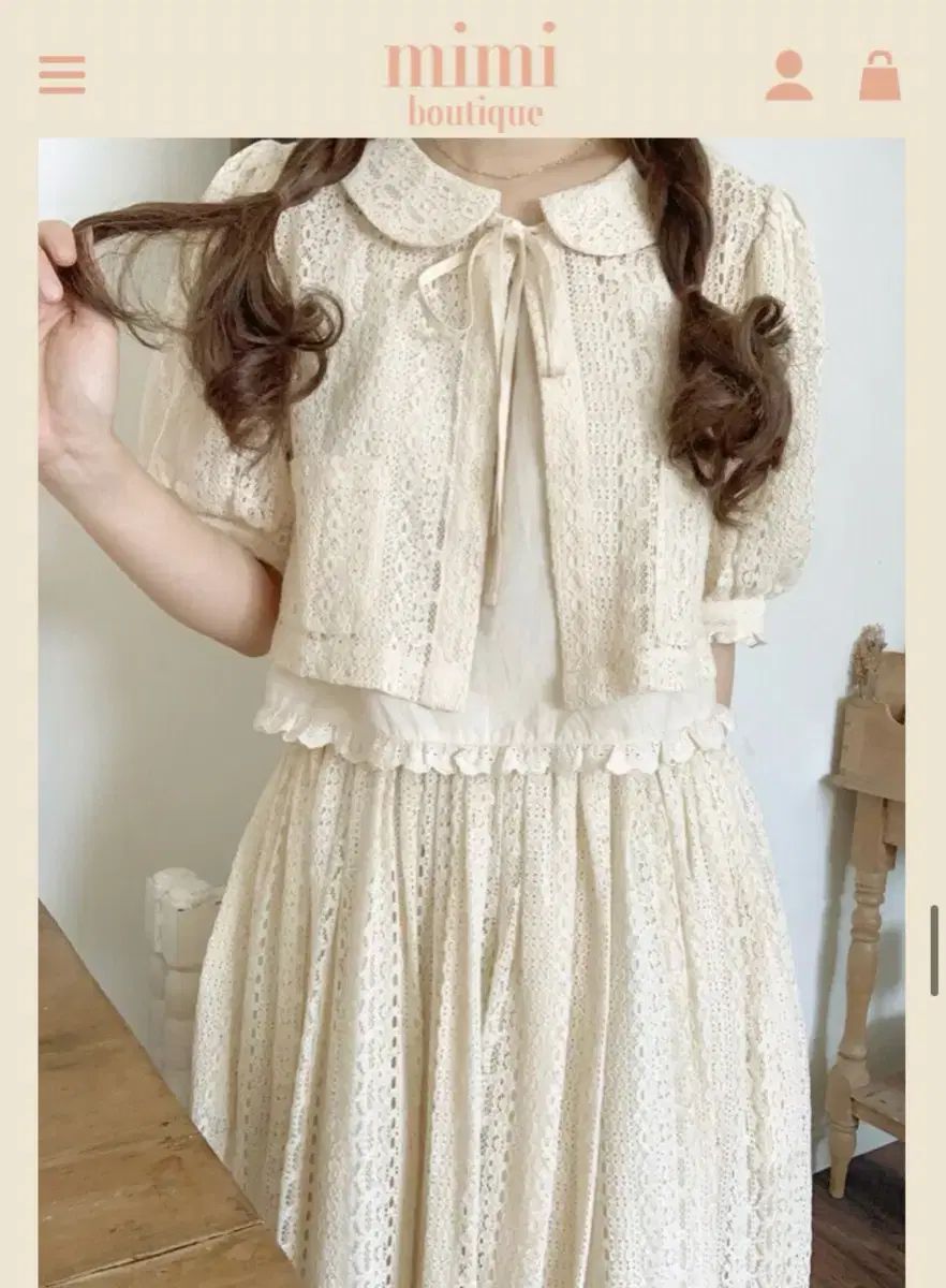 mimi boutique ベベセットアップ