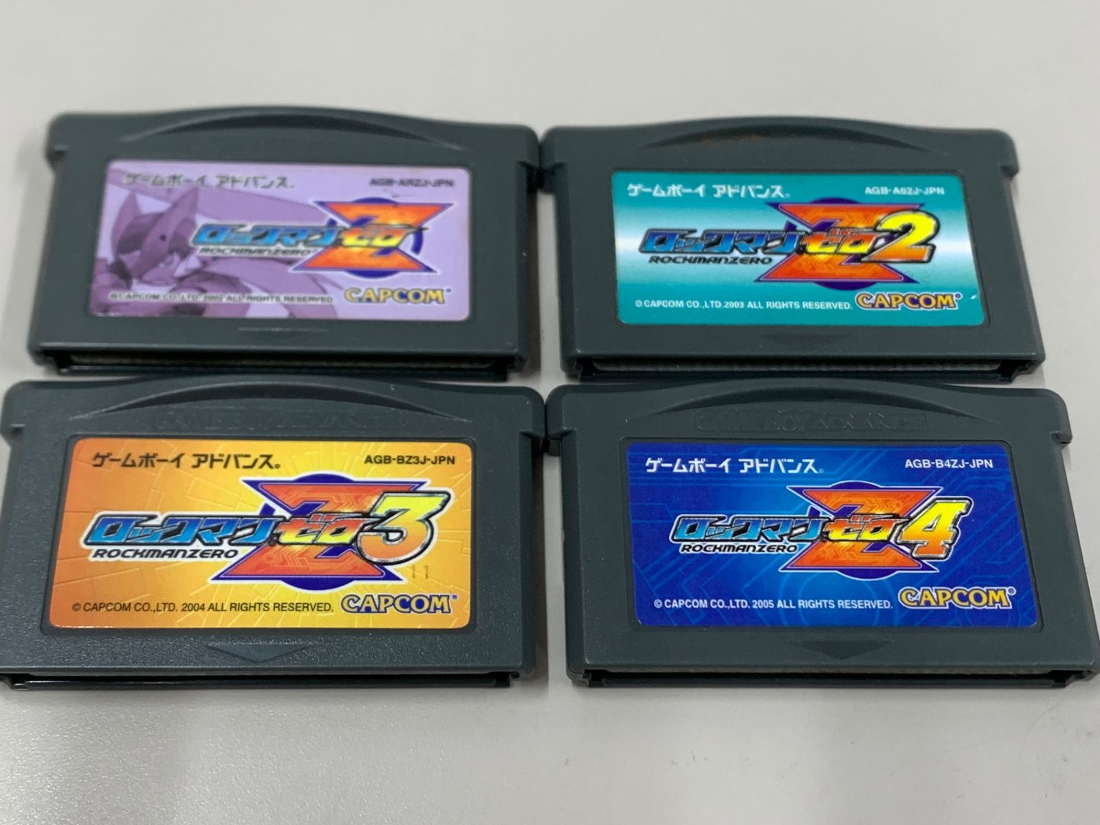ゲームボーイアドバンス ゲームソフト 4本セット ゲームボーイアドバンス ソフト ロックマンゼロ 1～4 4本セット