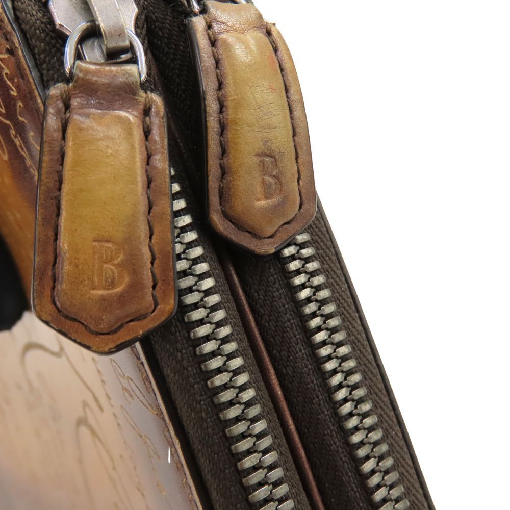 中古】 BERLUTI ベルルッティ カリグラフィ タリ スクリットレザー