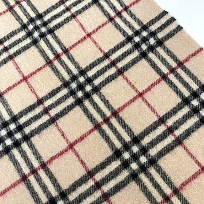 バーバリー マフラー ec-21552 ベージュ チェック柄 - メルカリ