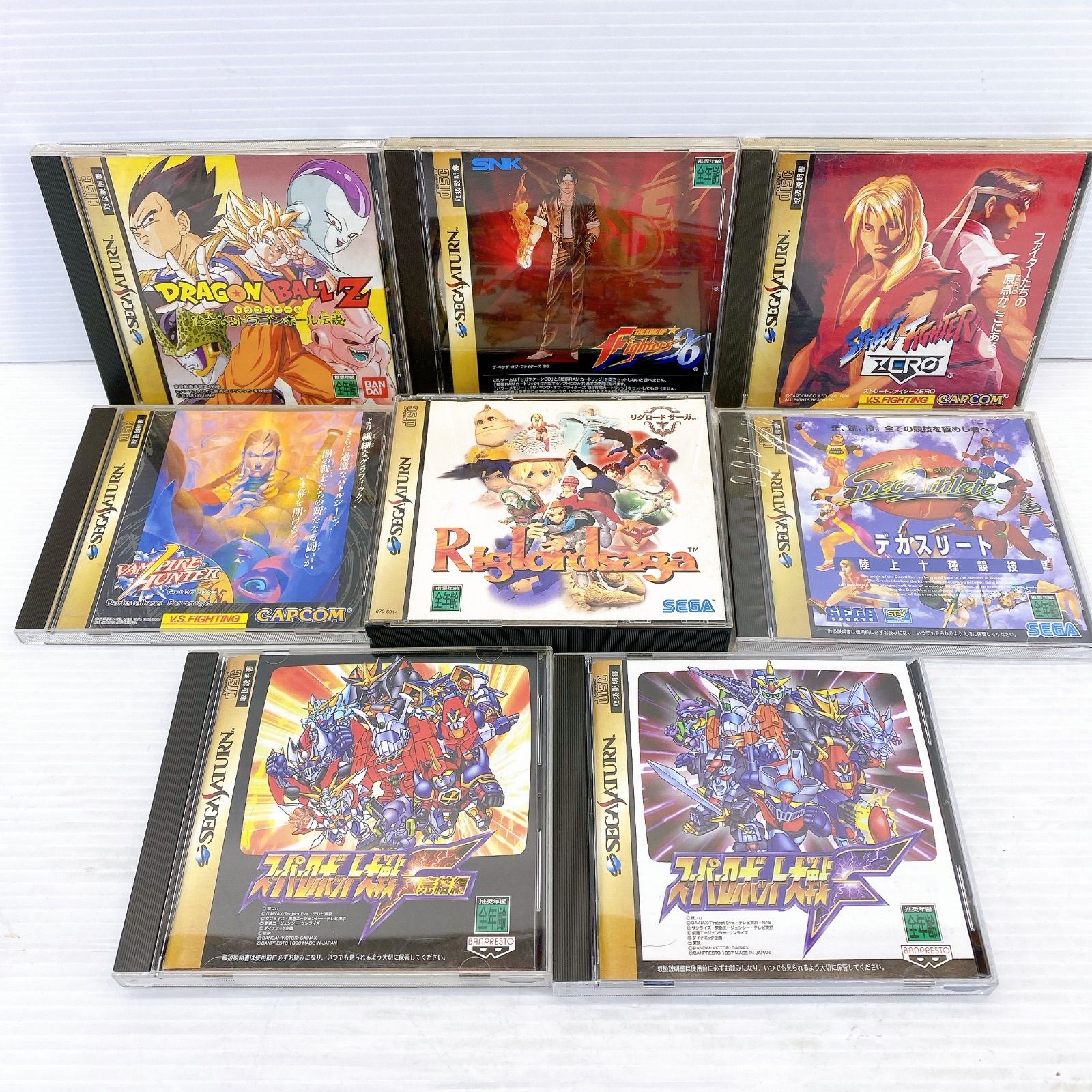 SEGASATURN セガサターン ソフト まとめて 8本セット 中古品