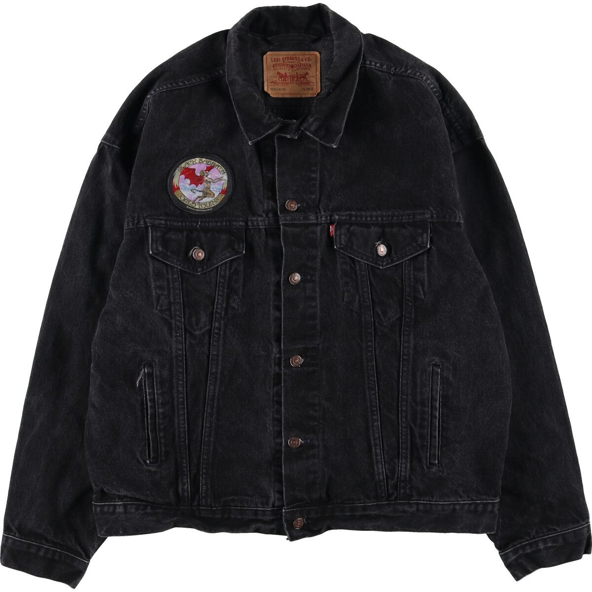 古着 90年代 リーバイス Levi's 70507-4159 ワッペンカスタム ブラック ...