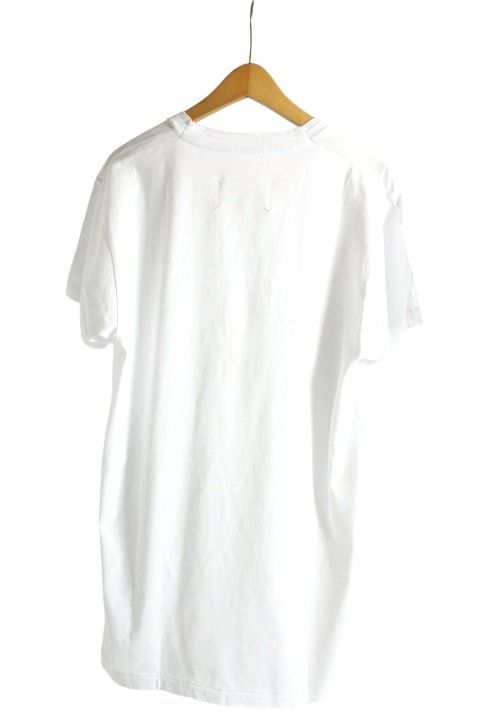 【新品】 メゾンマルジェラ　MAISON MARGIELA 10　スクールネームタグ　Tシャツ　ホワイト